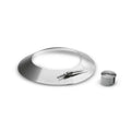 Regendeflector / wandrozet met afdichtstrip 150