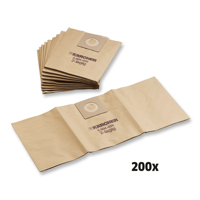 Papieren filterzakken, 200 Stuk(s), T 12/1