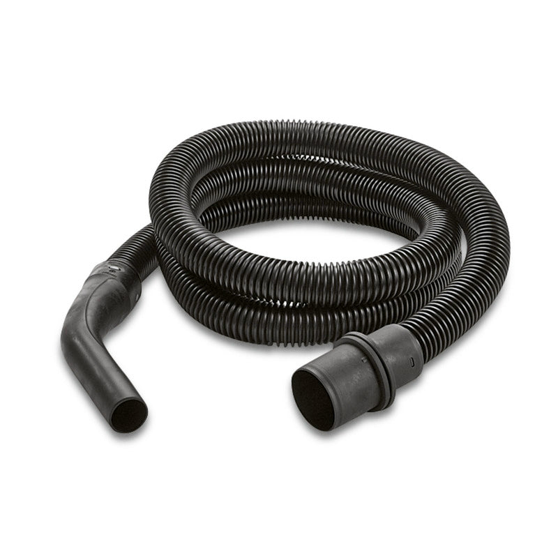 Zuigslang met bocht, NT, DN 35, lengte 2,5 m, elektrisch geleidend, clip 1,0, bajonet 1,0