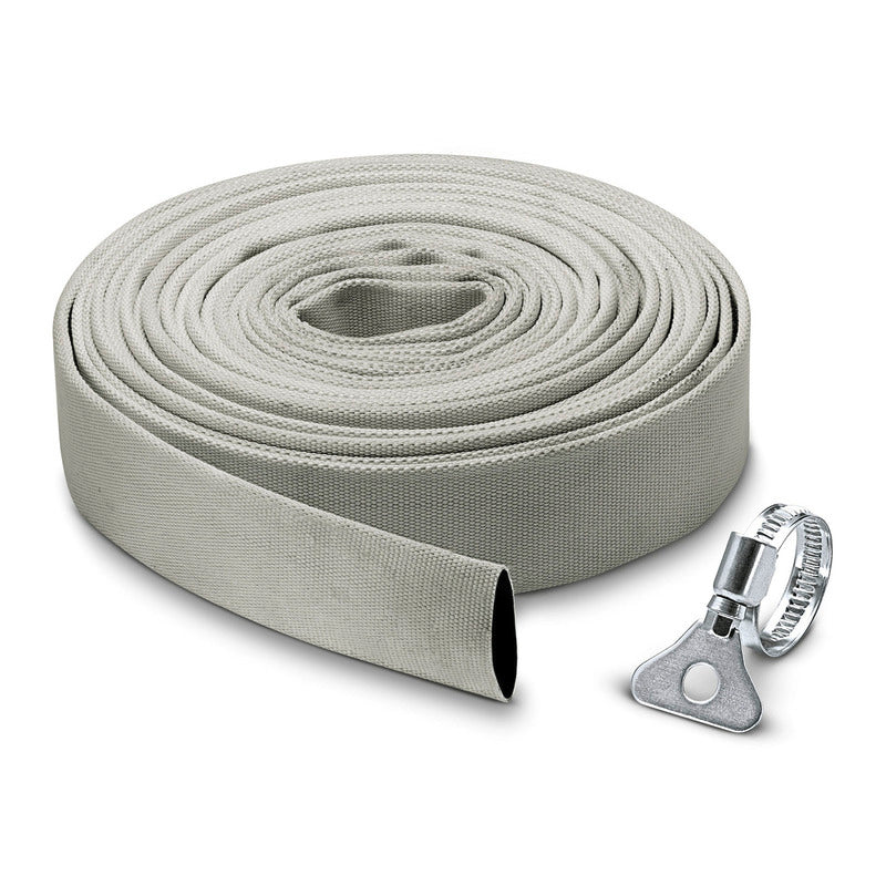 Platte slang 10 m EXTRA STRONG (1 1/4") voor dompelpompen