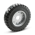 Massief rubberen wielset