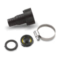 Connector 3/4" en 1" afvoerslang met terugslagklep