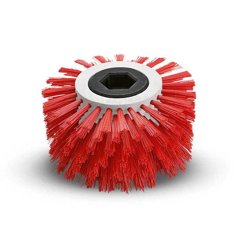 Winkelbürste, Gemiddeld, Rood, 170 mm