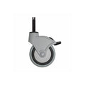 Wheel rotatable with brake