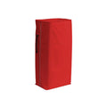 Afvalzak met ritssluiting rood 120 l