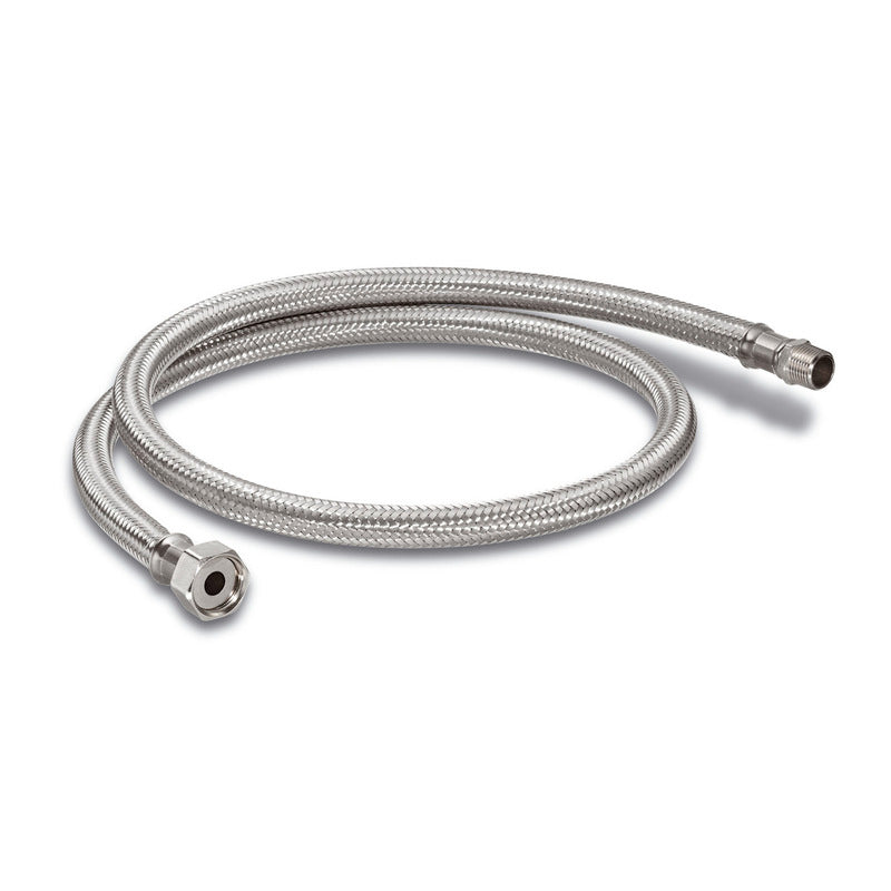 Watertoevoerslang 1,5 meter: DN 13, moer 3/4" met schroefdraad 1/2"