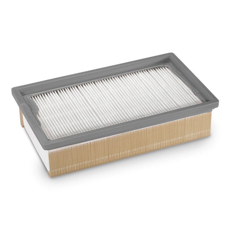Vlakke vouwfilter HEPA-14 (H14) van glasvezel