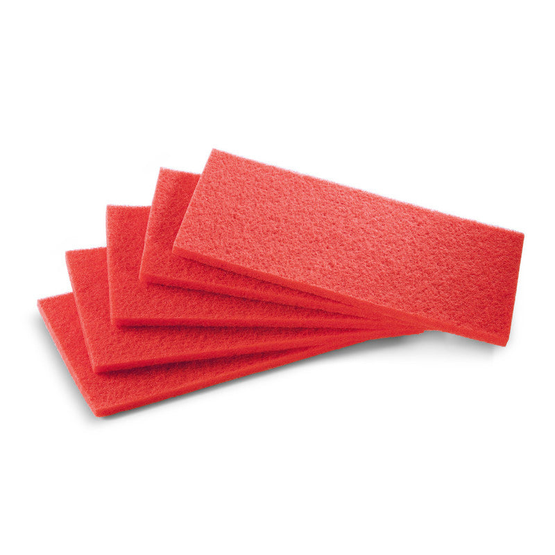 Pad, Gemiddeld zacht, Rood, 650 mm, 5 Stuk(s)