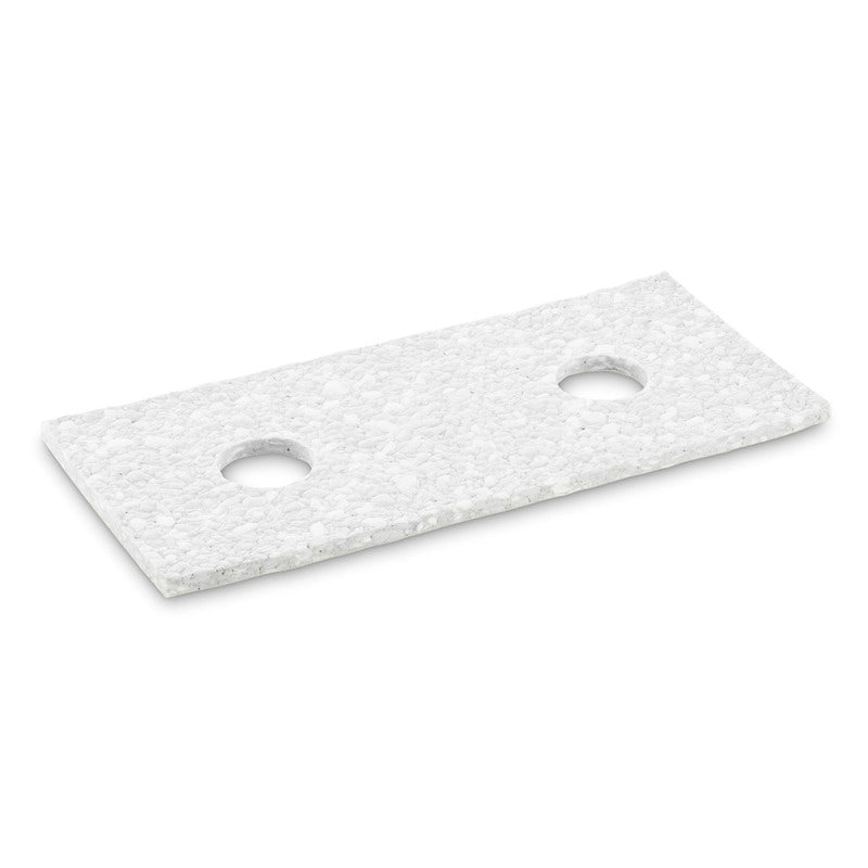 Melamine pad, Grijs/wit, 644 mm, 2 Stuk(s)