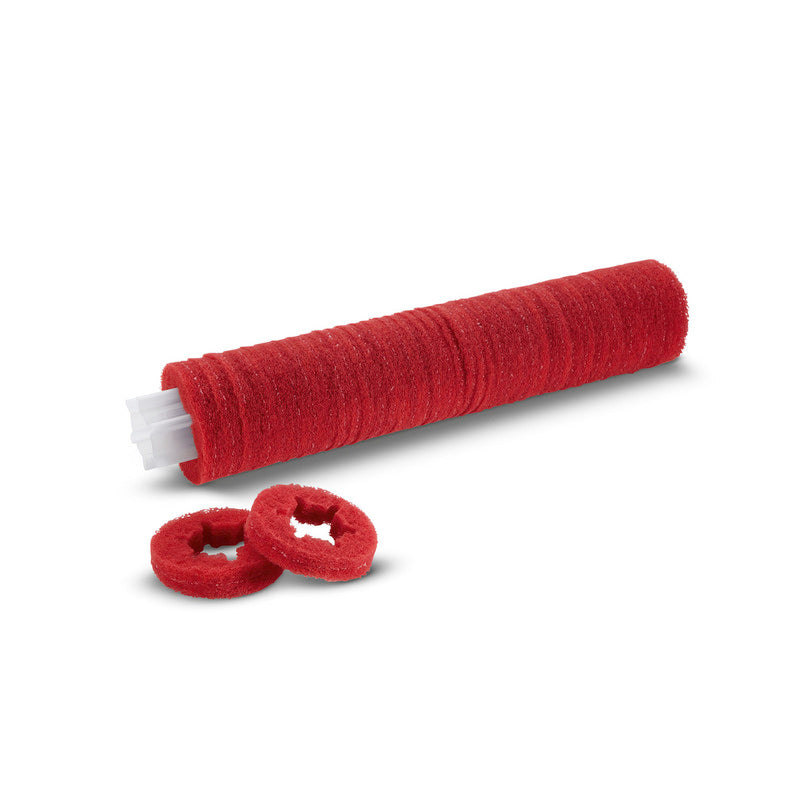 Walzenpad auf Hülse, Gemiddeld, Rood, 1067 mm
